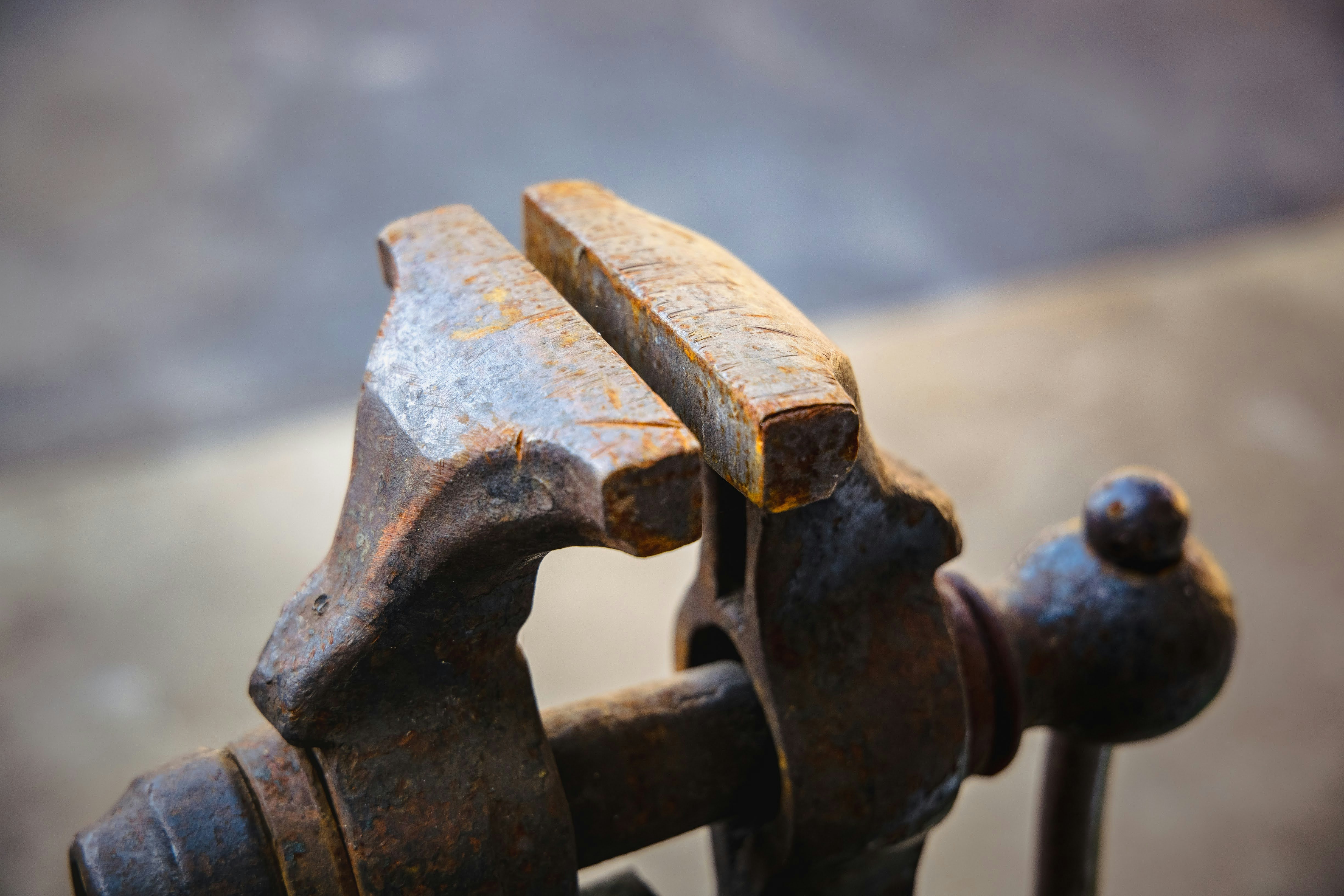 grey metal tool in close up photography